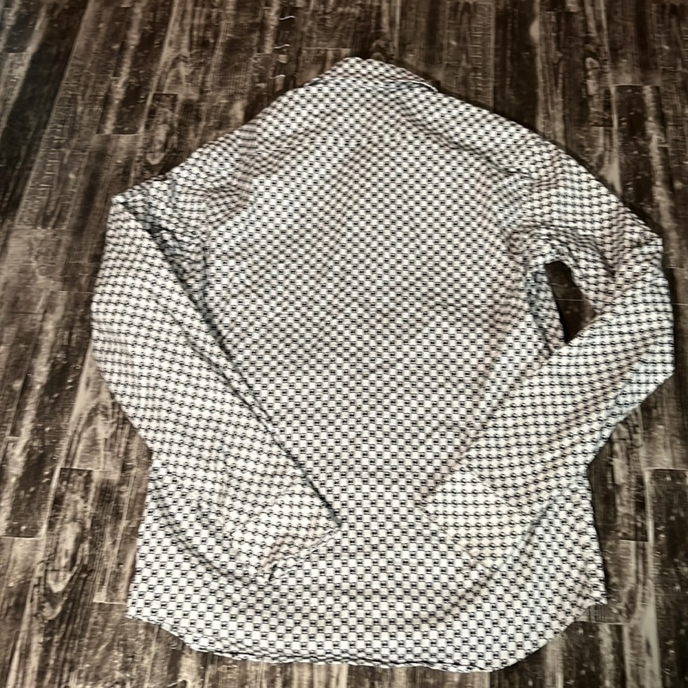 Michael Kors Slim Fit Logo Button-Down - Picture 5 of 6